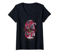 Mujer House of The Dragon Fire and Blood Dragons Camiseta Cuello V
