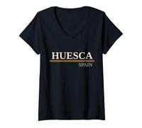 Mujer Huesca España Camiseta Cuello V