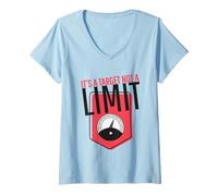 Mujer Humor acelerado Es un Objetivo, no un límite, Conductor rápido Camiseta Cuello V