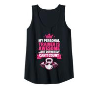 Mujer Humor en el Gimnasio, Mujeres | Mi Entrenador Personal es Impresionante Camiseta sin Mangas