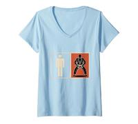 Mujer Humor Memes Tu papá es normal y mi papá es un luchador BJJ Camiseta Cuello V