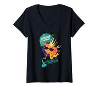 Mujer Humor Química Regalo, pH Queen, Nunca básica Siempre ácida Camiseta Cuello V