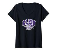 Mujer Huracanes de la Escuela Secundaria Klein Cain Camiseta Cuello V