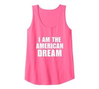 Mujer I Am The American Dream Shirt Y2K Aesthetic Retro Vibe 2000s Camiseta sin Mangas