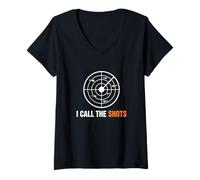 Mujer I Call The Shots Director Ejecutivo de Gestión de Liderazgo Camiseta Cuello V