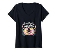 Mujer I Can't Get A Neph of You Nephrology Nurse Medical |- Camiseta Cuello V