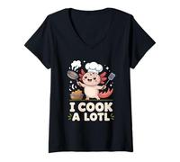 Mujer I Cook A Lotl Camiseta Cuello V