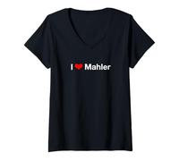 Mujer I Corazón Mahler Camiseta Cuello V