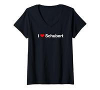 Mujer I Corazón Schubert Camiseta Cuello V
