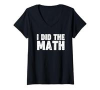 Mujer I Did The Math Camiseta Cuello V