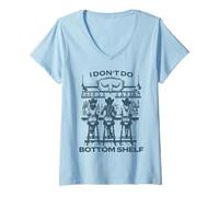 Mujer I Don't Do Bottom Shelf Western Cowgirl Country Nostalgic Camiseta Cuello V