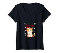 Mujer I Don't Do Silent Nights - Funny Christmas Cat Camiseta Cuello V