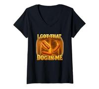 Mujer I Got That Dog In Me Shirt Funny Glizzy Meme Camiseta Cuello V