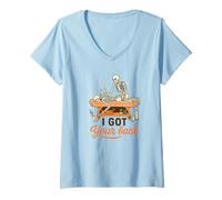 Mujer I Got Your Back Skeleton Massage Therapist Halloween Pun Camiseta Cuello V