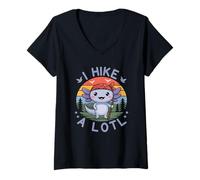 Mujer I Hike A lotl Camiseta Cuello V