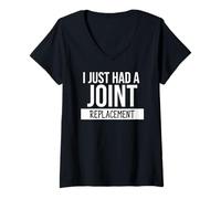 Mujer I Just Had a Joint Replacement Surgery Funny Hip Replacement Camiseta Cuello V