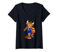 Mujer I Love Basketball, The Legend Basketball Player Graphic Camiseta Cuello V
