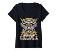 Mujer I Once Took A Solemn Oath To Defend The Constitution Camiseta Cuello V