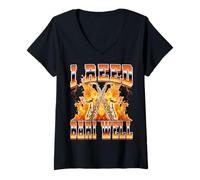 Mujer I Reed Bari Well Saxofonista Saxofonista Saxofonista 90s Camiseta Cuello V