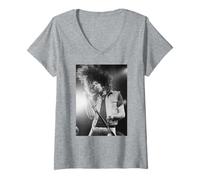 Mujer Ian Gillan De Deep Purple Solo Band Gillan 1982 Camiseta Cuello V