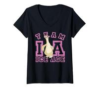 Mujer Ice Age Team IA Camiseta Cuello V