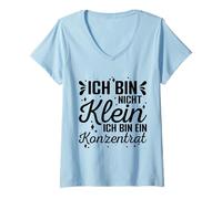 Mujer Ich Bin Nicht Klein Ich Bin Ein Concentrate Saying Gift C Camiseta Cuello V