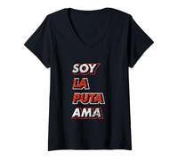 Mujer Ideas de regalo para jefe femenino de Soy La Puta Ama Nairobi Camiseta Cuello V