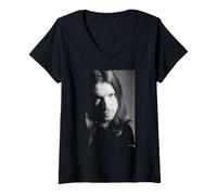 Mujer IDM DJ Aphex Twin Windowlicker de Andy Willsher Camiseta Cuello V