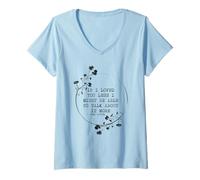 Mujer If I Loved You Less Jane Austen Cita Idea Camiseta Cuello V