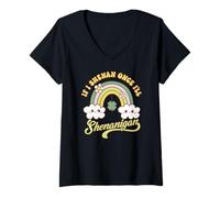 Mujer If I Shenan Once I'll Shenanigan St Patrick's Day For Kids Camiseta Cuello V