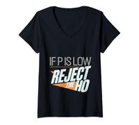 Mujer If P Is Low Reject The HO Hipótesis estadística --- Camiseta Cuello V