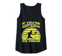 Mujer If you're looking for a soft serve lustige Pickleball Camiseta sin Mangas