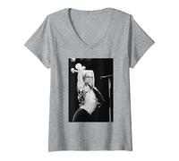 Mujer Iggy Pop de The Stooges Reading Festival High On You 1988 Camiseta Cuello V