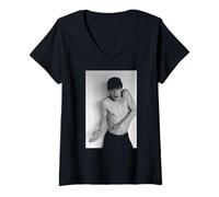 Mujer Iggy Pop Lust For Life The Idiot, álbum en Solitario de los Stooges 1977 Camiseta Cuello V