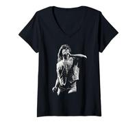 Mujer Iggy Pop The Stooges Reading Festival Lust For Life 1991 Camiseta Cuello V