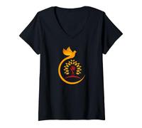 Mujer Iglesia Católica Biblia Fe Jesús Dios Cristianos Camiseta Cuello V
