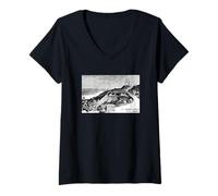 Mujer Iglesia Cristiana Ortodoxa San Andrés Kiev Ucrania Camiseta Cuello V
