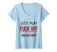 Mujer Ilustración Juguemos Camiseta Cuello V