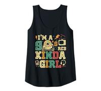 Mujer Im 90s RnB Kinda Girl R&B Retro Music Lover Mujeres Niñas Niños Camiseta sin Mangas