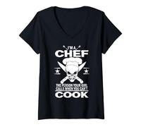 Mujer I'm A Chef The Person Your Girl Calls When You Can't Cook Camiseta Cuello V
