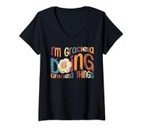 Mujer I'm Graciela Doing Graciela Things Funny Groovy Graciela Camiseta Cuello V