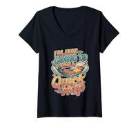 Mujer I'm Just Going To Take A Quick Nap Excusa perezosa ----- Camiseta Cuello V