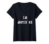 Mujer I'm Movin 'On Camiseta Cuello V
