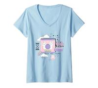 Mujer I'm Not A Human Pastel Bunny Spam Camiseta Cuello V