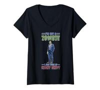Mujer I'm Not A Zombie I Just Work At Night Shift Camiseta Cuello V