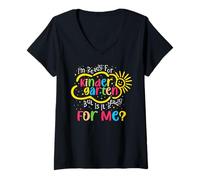 Mujer I'm Ready For Kindergarten But Is It Ready For Me Camiseta Cuello V