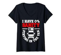 Mujer I'm Staying In Tha Van Phasmophobia Funny Man Women Camiseta Cuello V