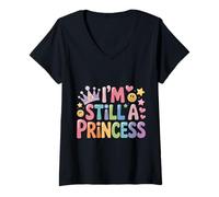 Mujer I'm Still A Princess Confianza en el Valor Real |- Camiseta Cuello V