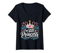 Mujer I'm Still A Princess Confianza en el Valor Real |- Camiseta Cuello V