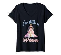Mujer I'm Still A Princess Royal Worth Confidence Camiseta Cuello V